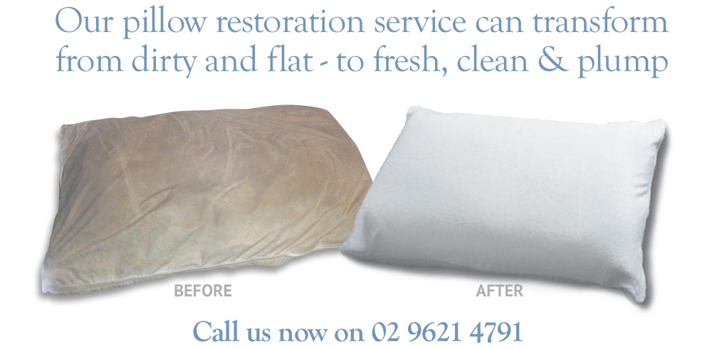 down pillow restoration